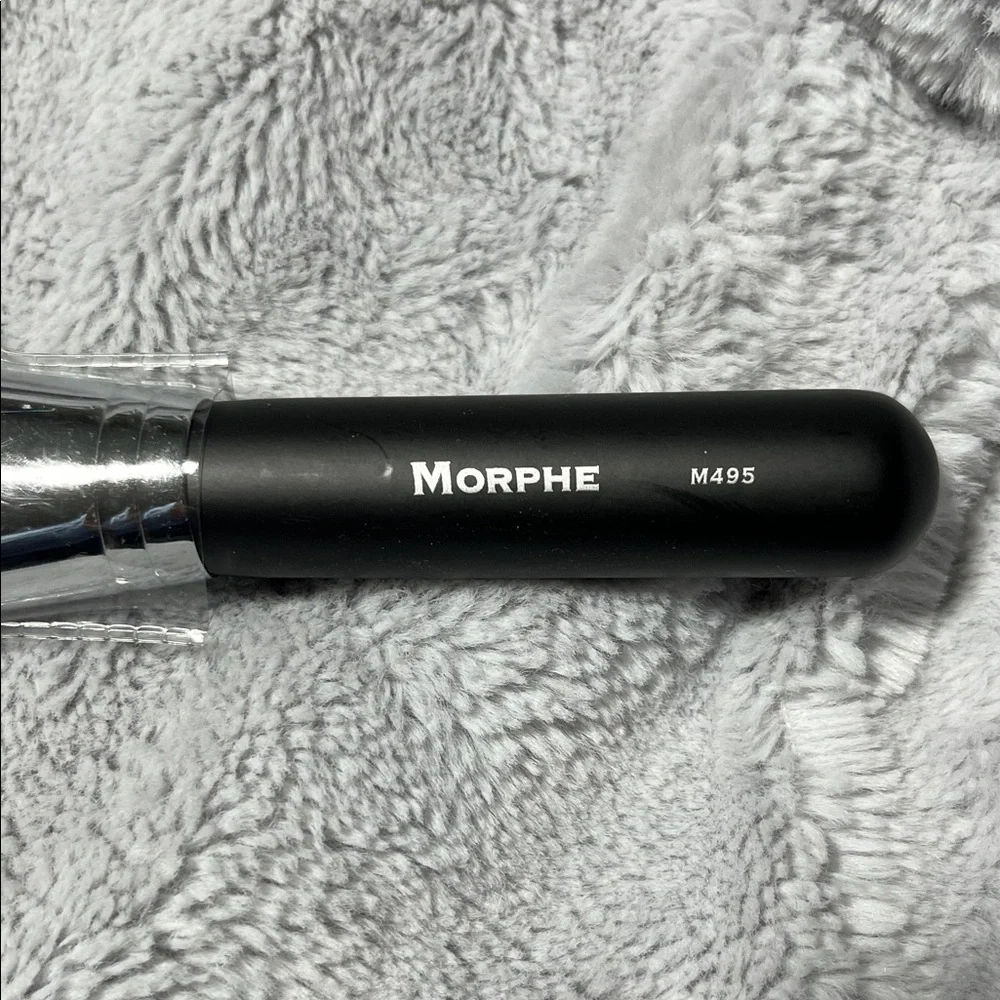 Morphe Black and Silver Fan Brush